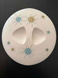 Franciscan Atomic Starburst MCM Covered Serving Bowl and Divided Dish - thumbnail 3 of 9