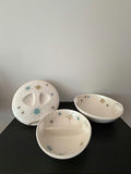 Franciscan Atomic Starburst MCM Covered Serving Bowl and Divided Dish - thumbnail 1 of 9
