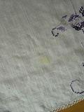Vintage Embroidered Linen - Purple - thumbnail 3 of 9