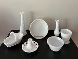 Vintage Milk Glass - 7 Pieces - thumbnail 1 of 6