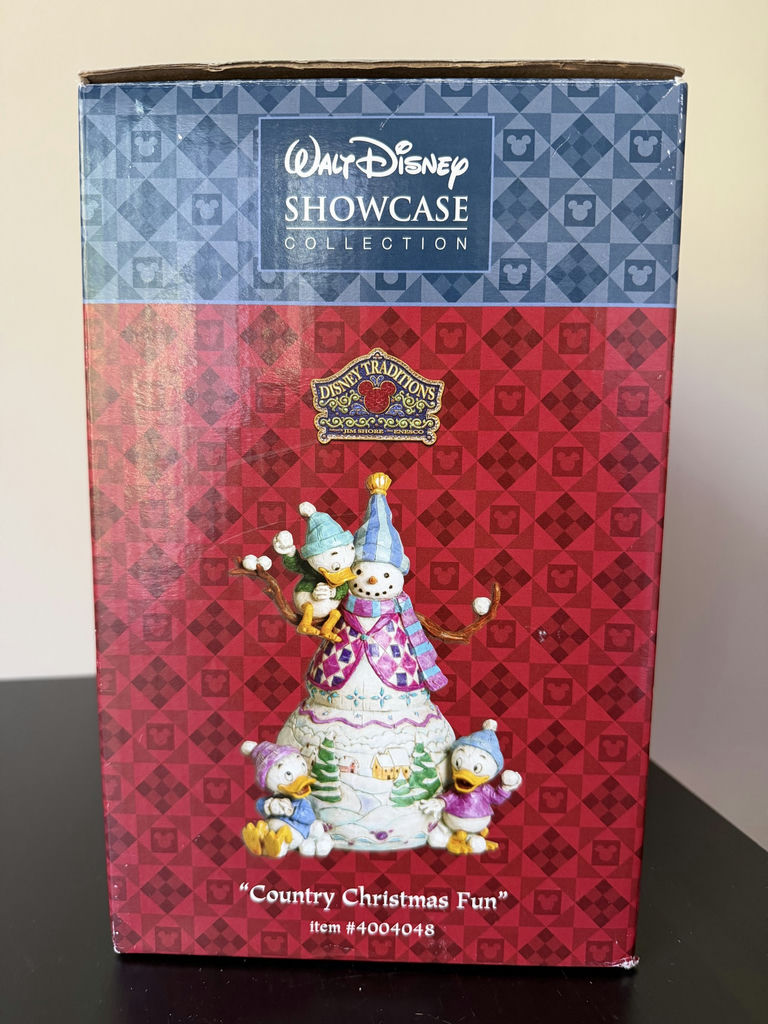 Jim Shore Disney Christmas Figurine & Hallmark Donald Duck Ornament - image 2 of 13