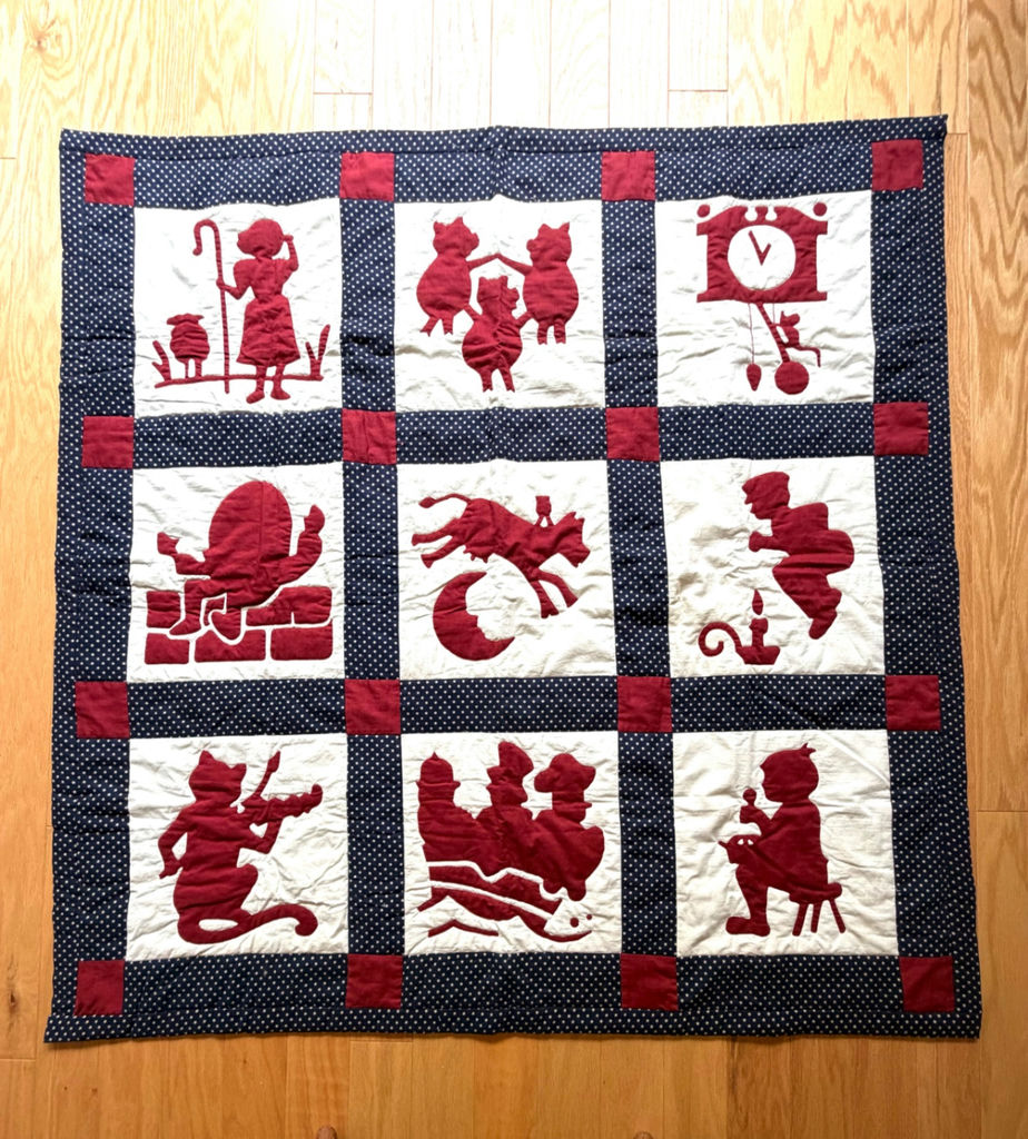 Nursery Rhyme Quilt - Handmade - image 1 of 5