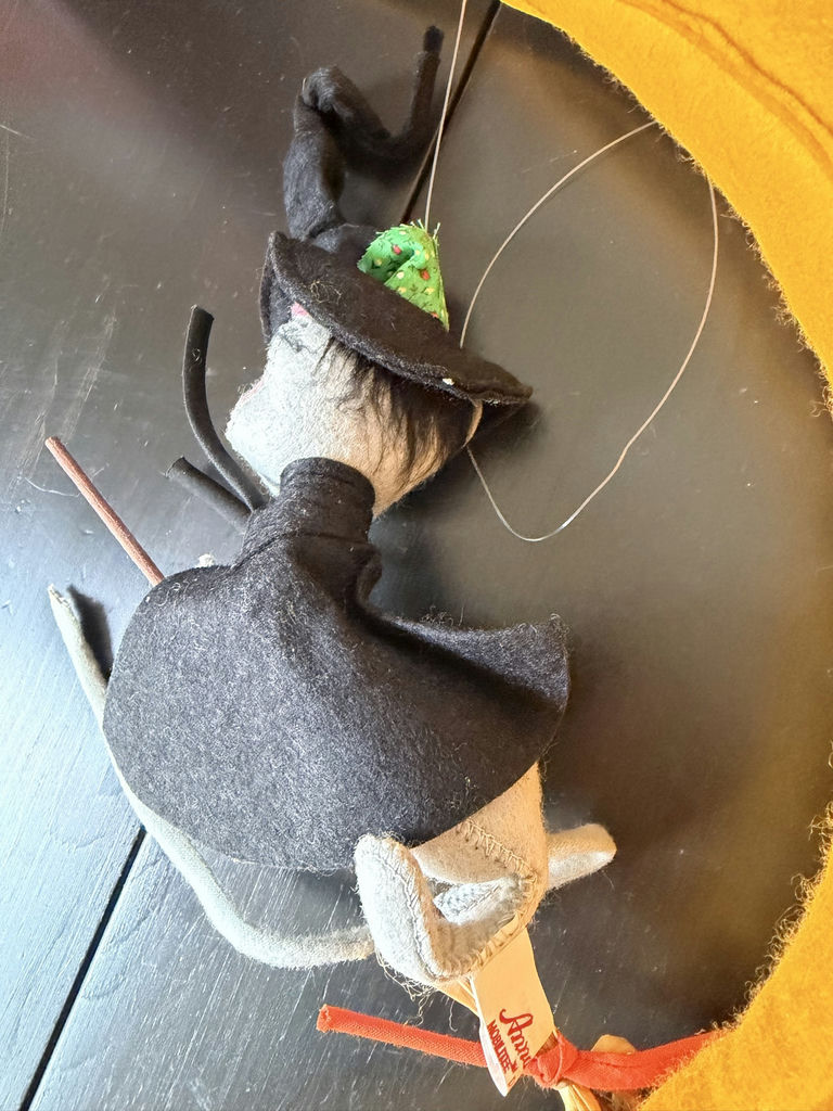 Vintage Annalee Witch with Moon & Halloween Tree - image 3 of 23
