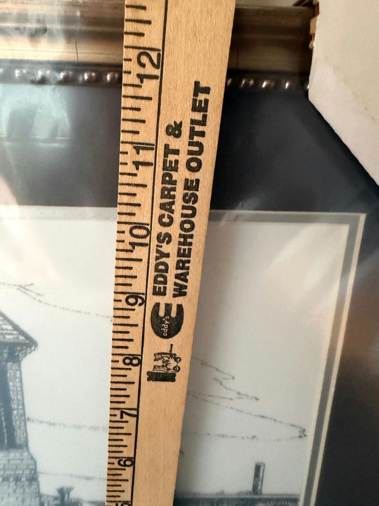 Signed LE Print Cranston Print Works Clock Tower in Webster, MA - image 11 of 11