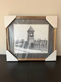 Signed LE Print Cranston Print Works Clock Tower in Webster, MA - thumbnail 1 of 11