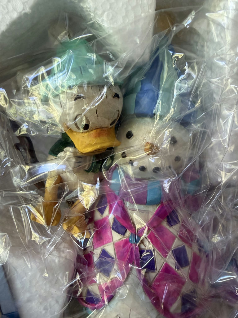 Jim Shore Disney Christmas Figurine & Hallmark Donald Duck Ornament - image 6 of 13