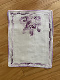 Vintage Embroidered Linen - Purple - thumbnail 5 of 9