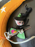 Vintage Annalee Witch with Moon & Halloween Tree - thumbnail 2 of 23