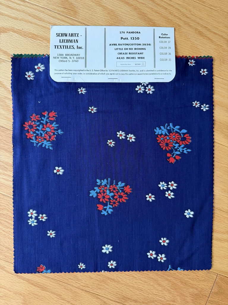 Vintage Fabric Samples for Quilting and Crafts - image 16 of 24