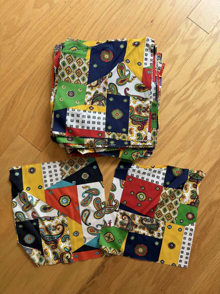 Vintage Fabric Samples for Quilting and Crafts - image 3 of 24