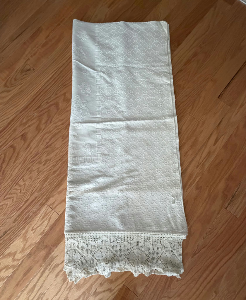 Vintage Bed Linens And Curtains - image 13 of 14