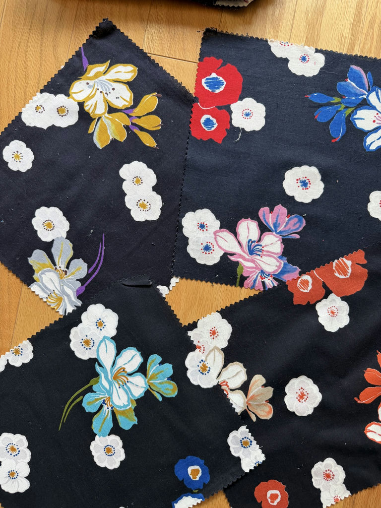 Vintage Fabric Samples for Quilting and Crafts - image 8 of 24