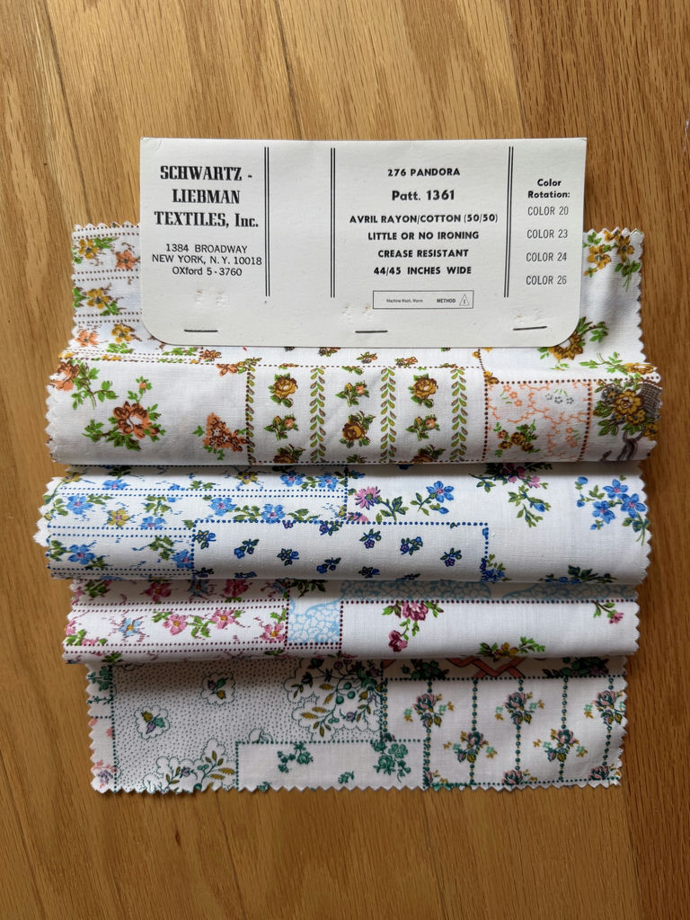 Vintage Fabric Samples for Quilting and Crafts - image 19 of 24