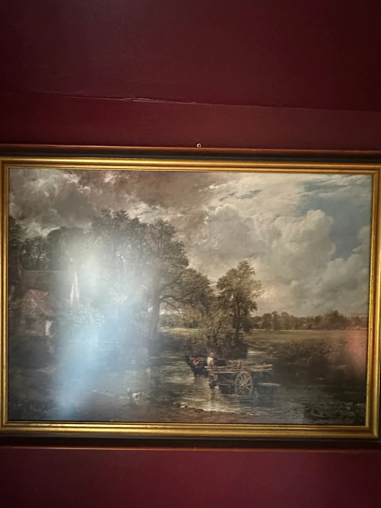 Framed reproduction print of The Hay Wain (1821) by John Constable - image 3 of 4