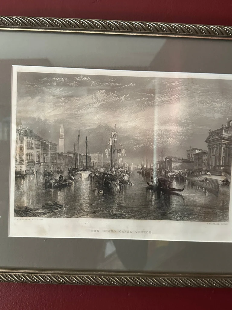 Framed print of The Grand Canal, Venice originally painted by J.M.W. Turner - image 2 of 4