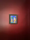 Framed traditional south Indian Tanjore painting - thumbnail 1 of 2