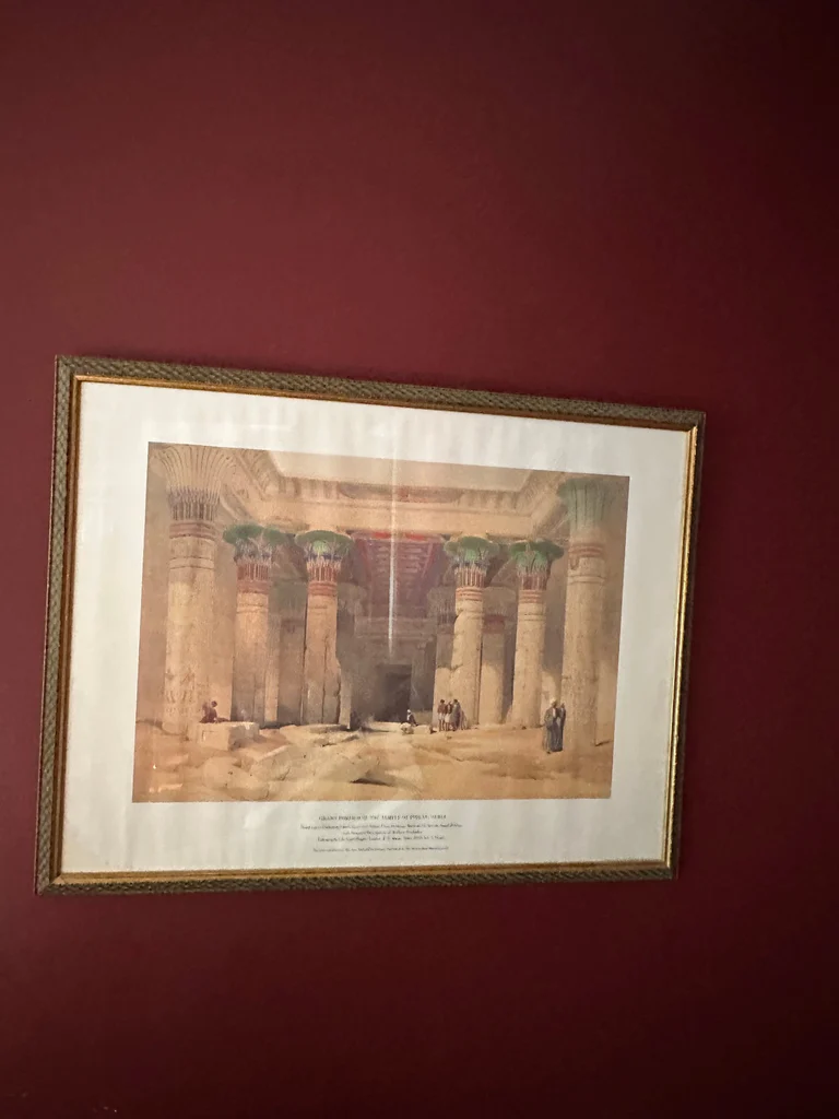 Framed print of Grand Portico of the Temple of Philae, Numbia - image 1 of 2