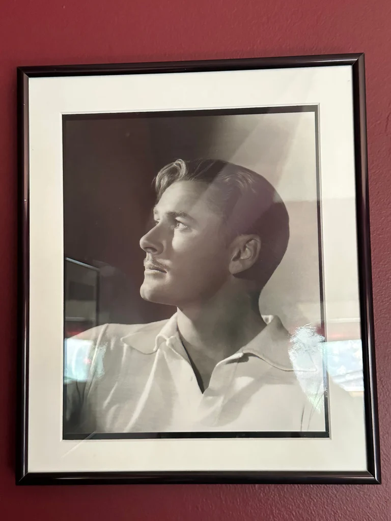 Framed photograph of Errol Flynn - image 1 of 2