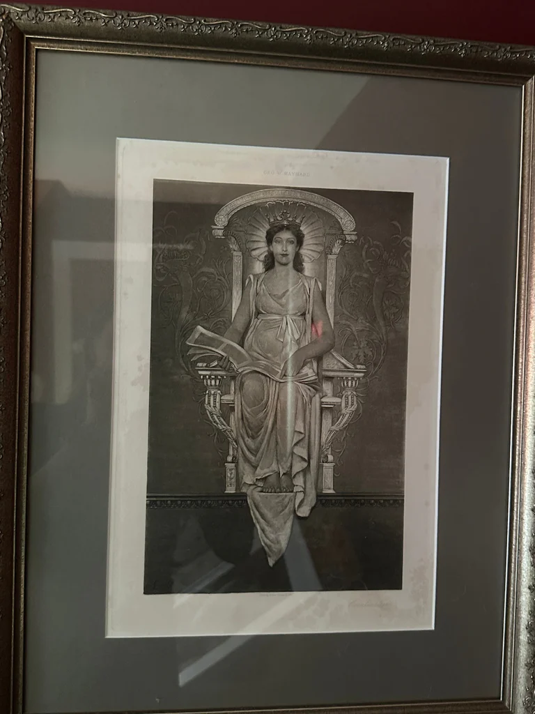 1890 photogravure print "Civilization" after work by George Willoughby Mynard - image 2 of 2