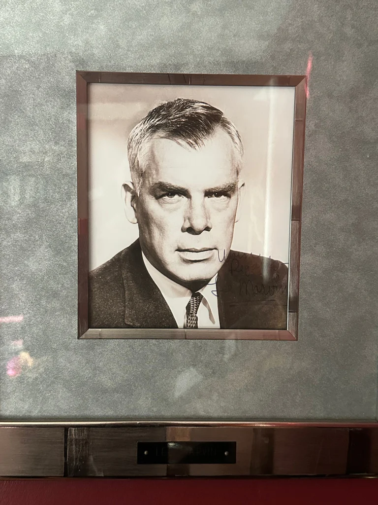 Signed Framed Photograph of Lee Marvin - image 2 of 4