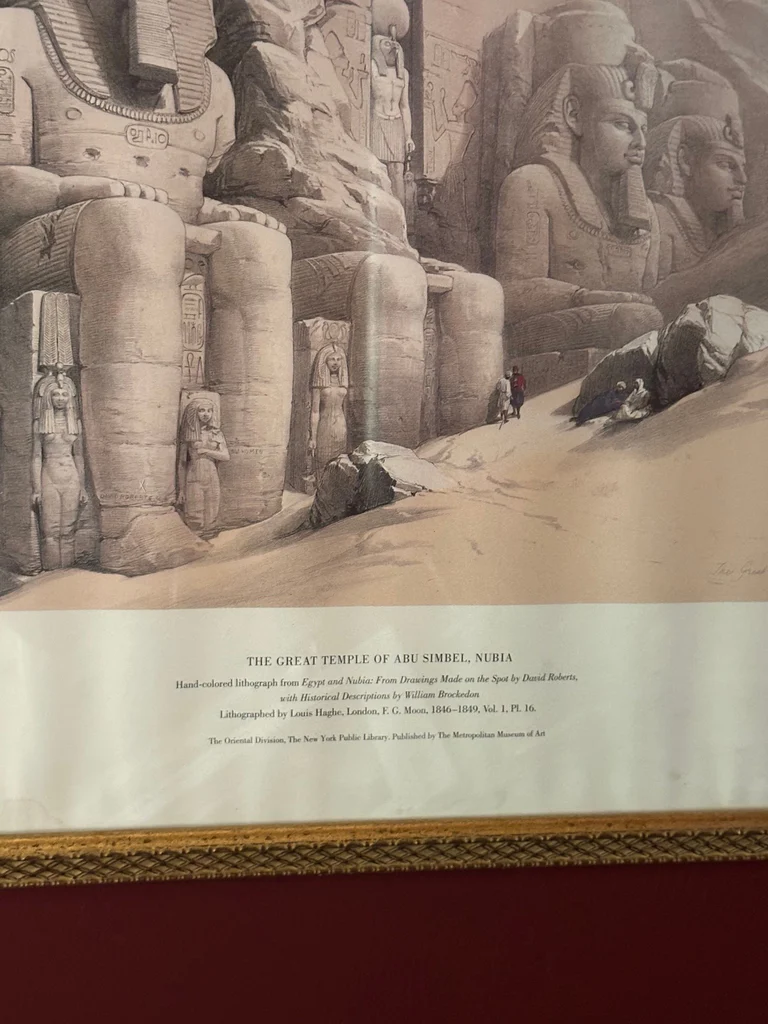 Framed print of The Great Temple of Abu Simbel, Numbia - image 2 of 2