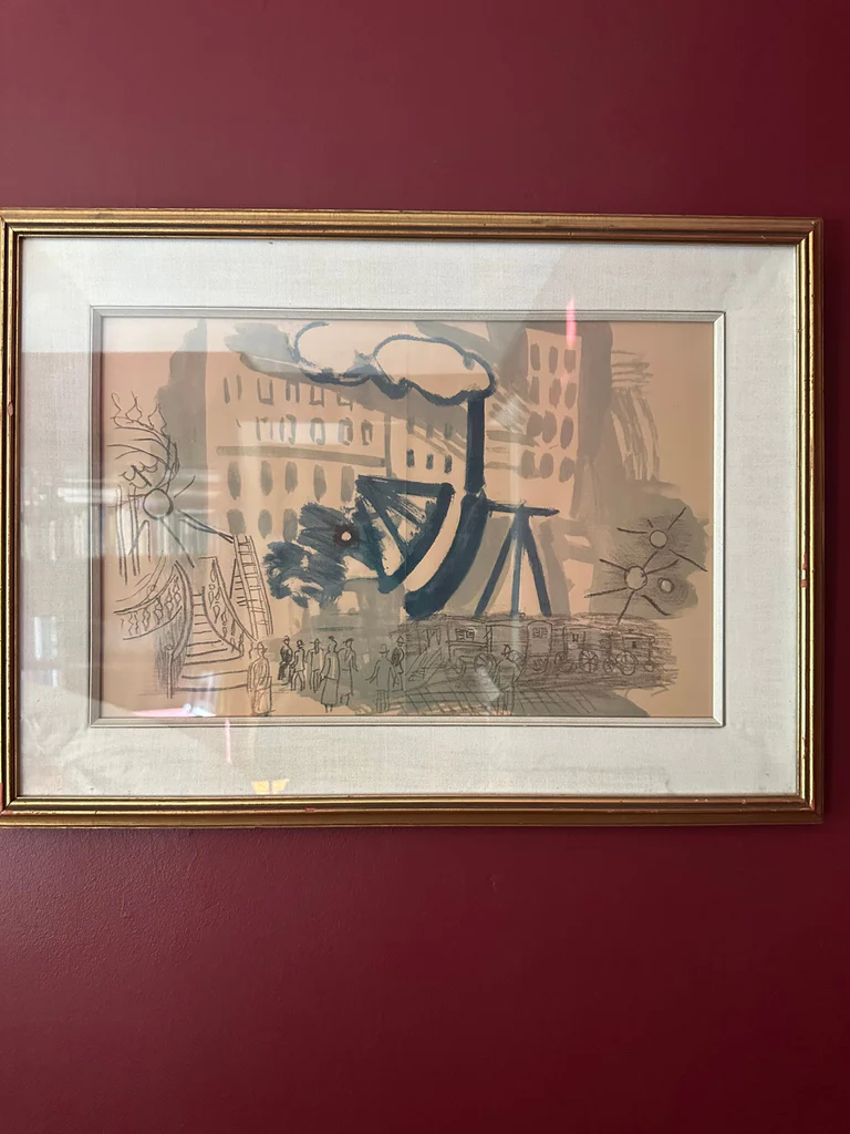 Original Lithograph by Raoul Dufy entitled La Fete a Montmarte (1932) - image 2 of 5