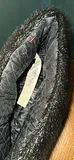 Dark Black Plush Fur Cossack-Style Hat - thumbnail 3 of 5