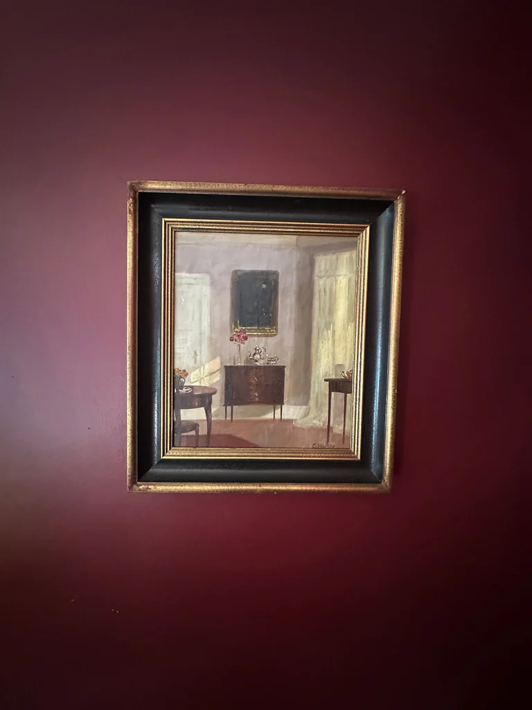 Signed oil painting by Danish painter Carl Vilhelm Holsoe - image 1 of 8