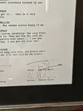 Framed Saving Private Ryan Script Display with Signatures  - thumbnail 4 of 5