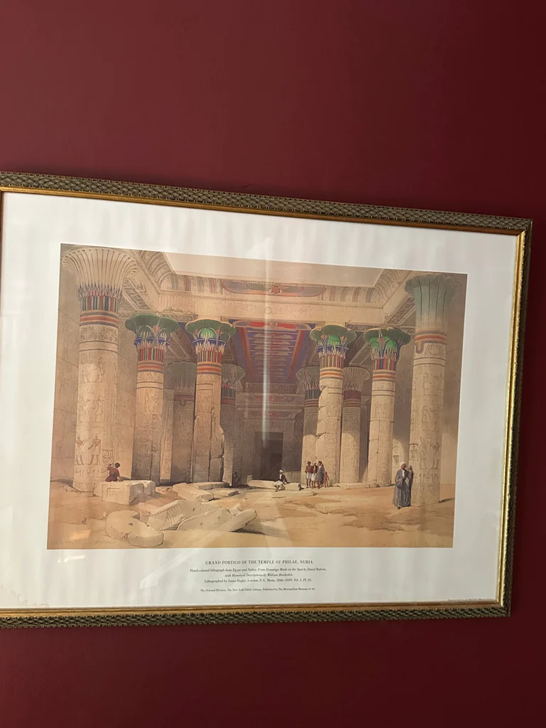Framed print of Grand Portico of the Temple of Philae, Numbia - image 2 of 2