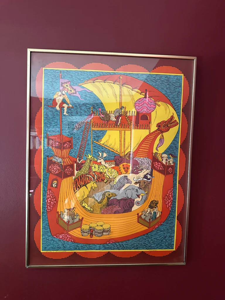Colorful Framed Print of Noah's Ark  - image 2 of 2