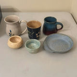 McIntosh Robert Bateman Collection Wolf Mug Set and Assorted Pottery - thumbnail 8 of 15
