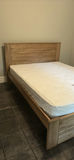 Wood Queen Bed Frame with Mattress - thumbnail 2 of 13