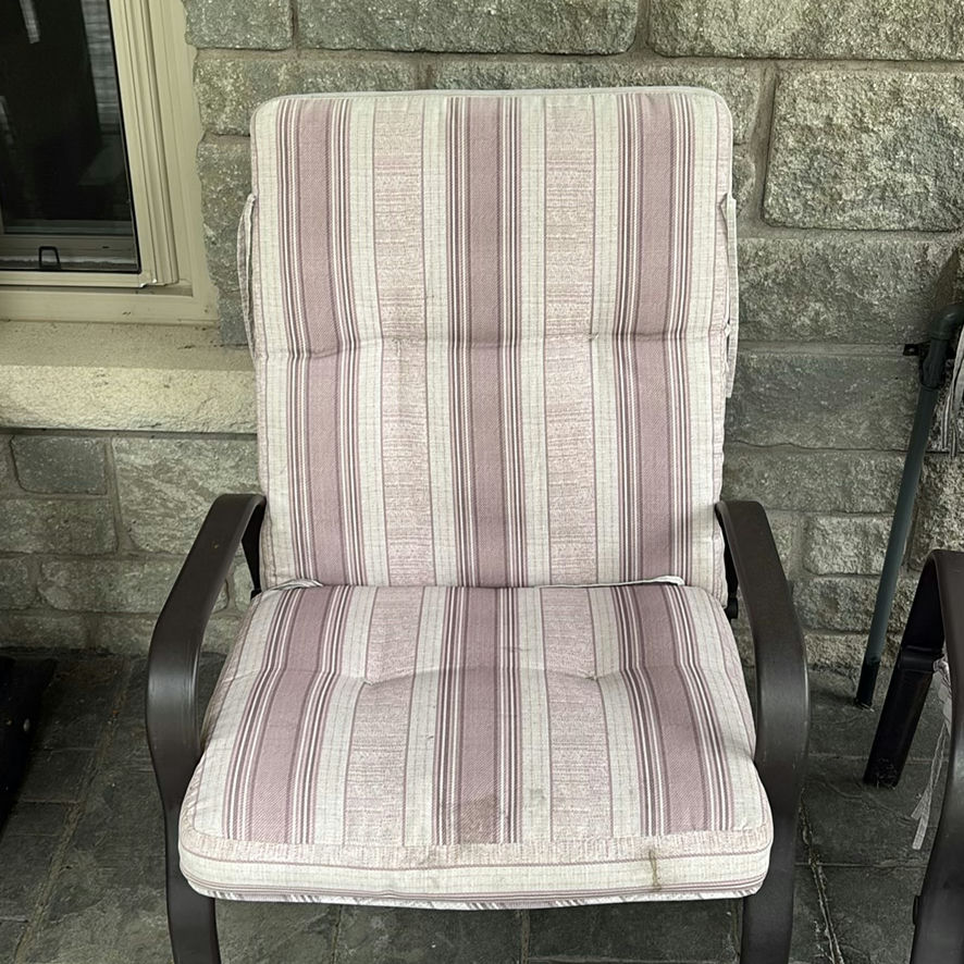 Two Patio Chairs and Two Ottomans - image 2 of 11
