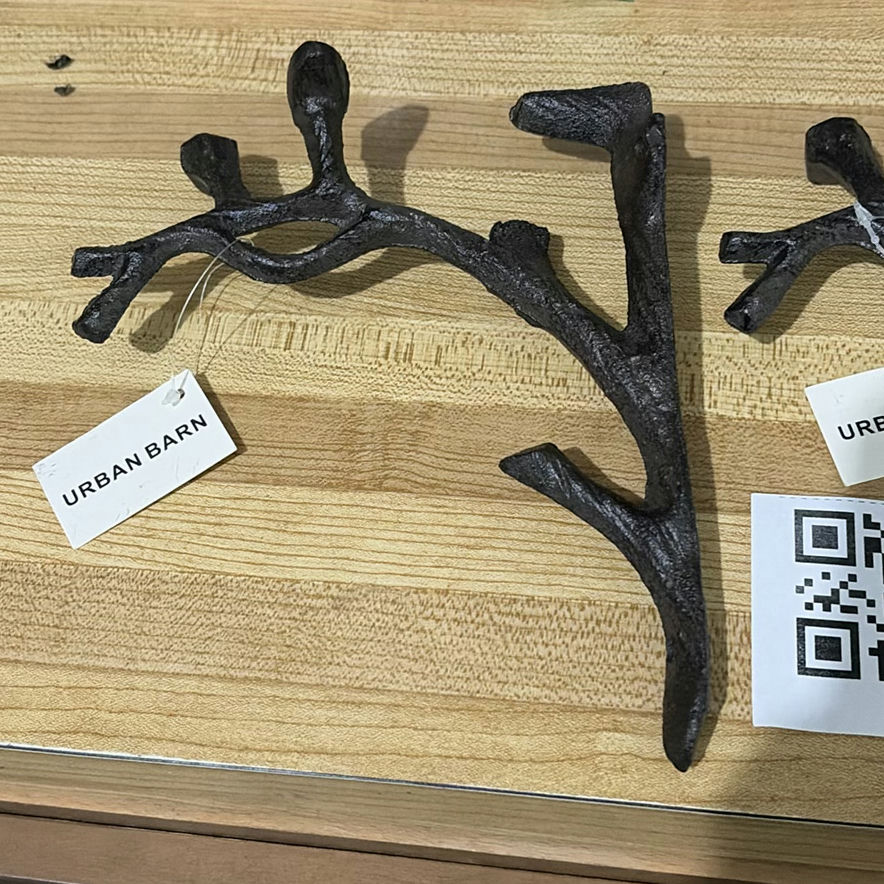 Urban Barn Branch-Shaped Wall Hooks and Shelf Brackets - image 3 of 11