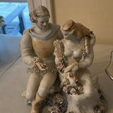 Porcelain Figurine and Decorative Basket - thumbnail 4 of 13