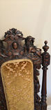 Antique Style Wooden Dining Table and Four Carved Chairs - thumbnail 5 of 21