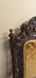 Antique Style Wooden Dining Table and Four Carved Chairs - thumbnail 4 of 21