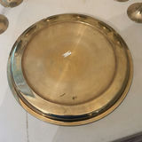 Decorative Metal Tray and Six Goblets - thumbnail 6 of 12