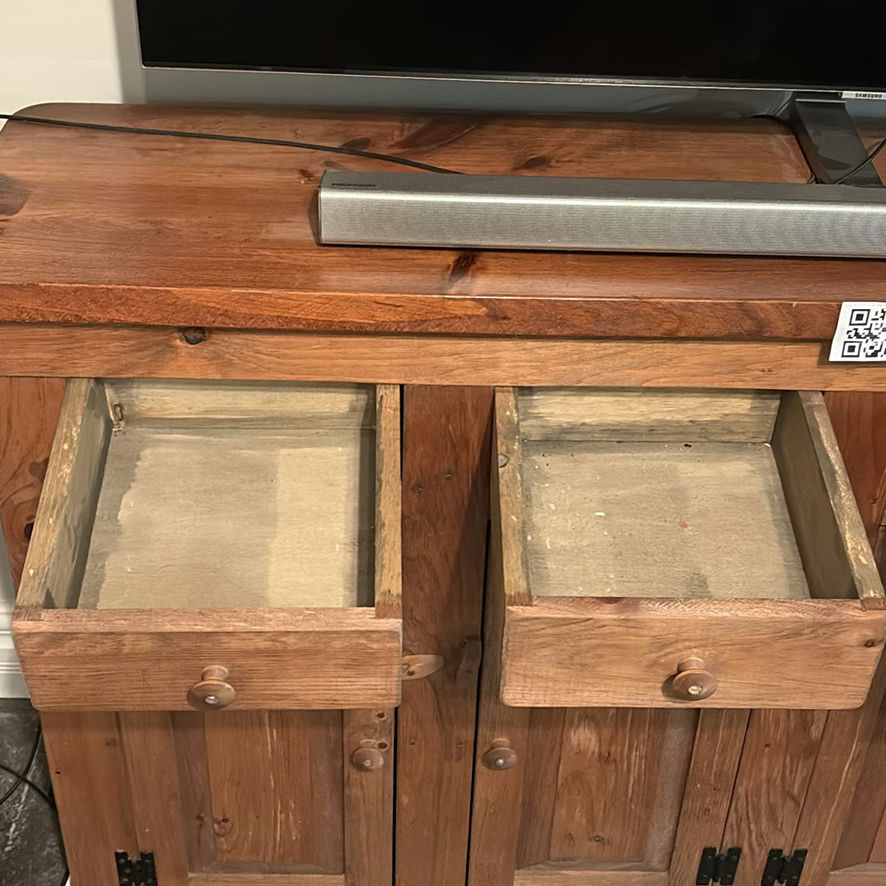 Wooden Sideboard Cabinet with Drawers and Doors - image 4 of 13