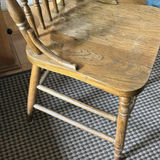 Three Press Back Wooden Dining Chairs - thumbnail 15 of 16