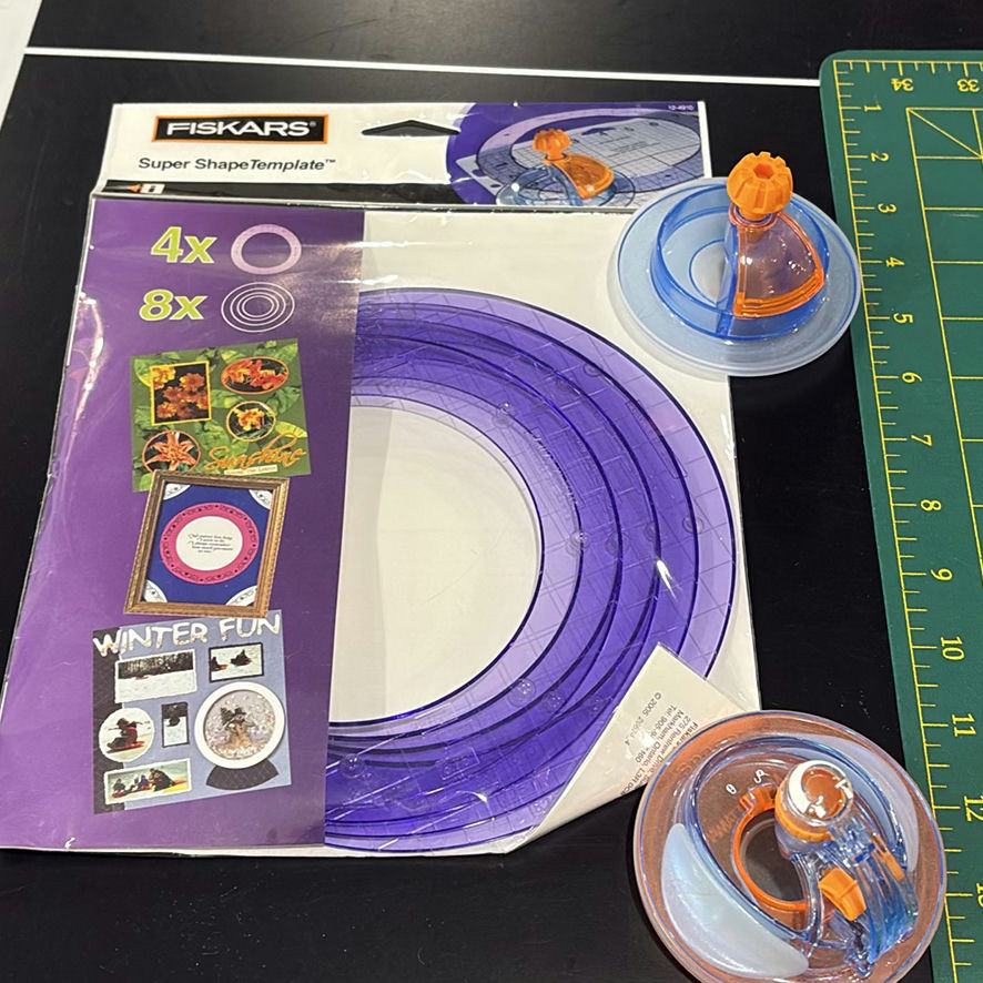 Fiskars Craft Punches, Templates, Rulers, and Rubber Stamp Set - image 4 of 11