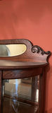 Antique Wooden Curio Cabinet with Glass Doors - thumbnail 3 of 11