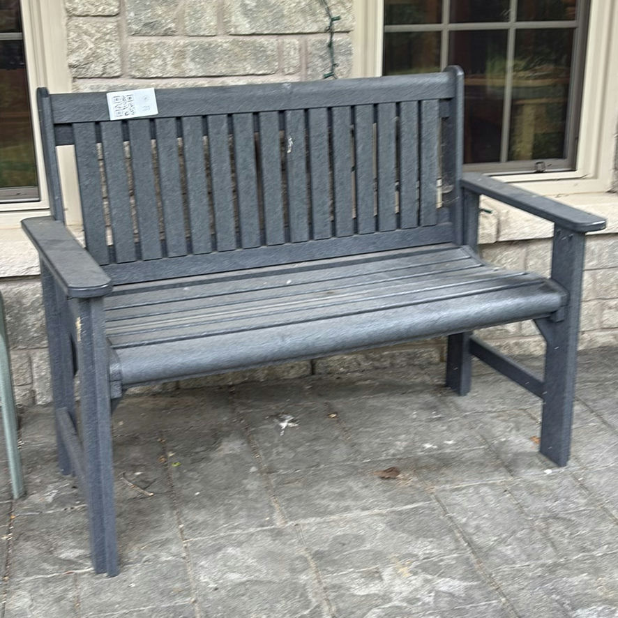 Gray Outdoor Bench - image 2 of 10