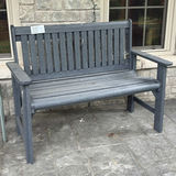 Gray Outdoor Bench - thumbnail 2 of 10