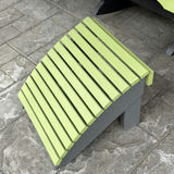 Green Adirondack Rocking Chair with Ottoman - thumbnail 3 of 9