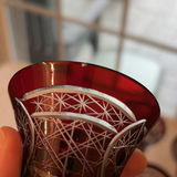 Cut Crystal Ruby Red Glassware Set - thumbnail 11 of 14