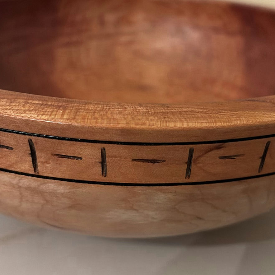 Handcrafted Wooden Basket, Bowl, and Scrapper - image 8 of 15