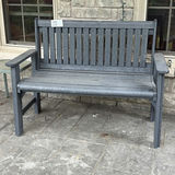 Gray Outdoor Bench - thumbnail 3 of 10