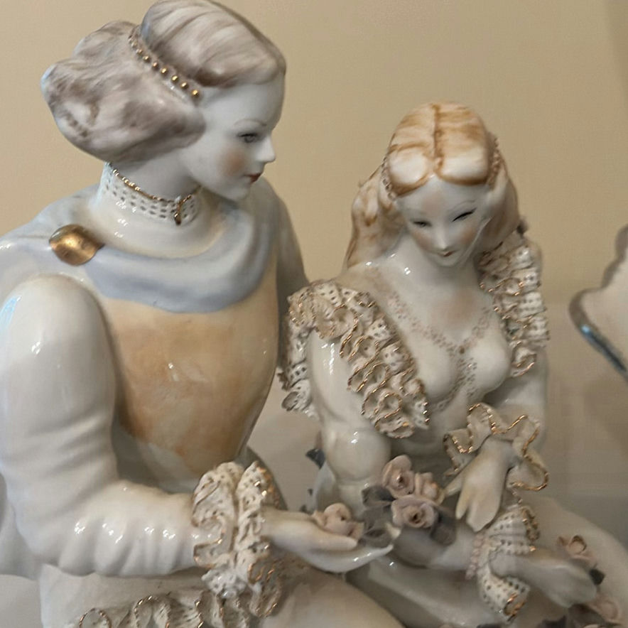 Porcelain Figurine and Decorative Basket - image 3 of 13